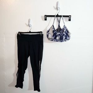 Lululemon Sports Bra & Leggings Bundle Set - Size 4